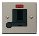 Scolmore VPSS052BK - 13A Fused Switched Connection Unit With Flex Outlet + Neon - Black Deco Scolmore - Sparks Warehouse
