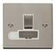 Scolmore VPSS551WH - 13A Fused ‘Ingot’ Switched Connection Unit With Flex Outlet - White Deco Scolmore - Sparks Warehouse