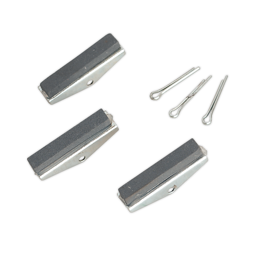 Sealey - VS0222 Cylinder Hone Stone Set 3 x 1-1/8" Fine Vehicle Service Tools Sealey - Sparks Warehouse