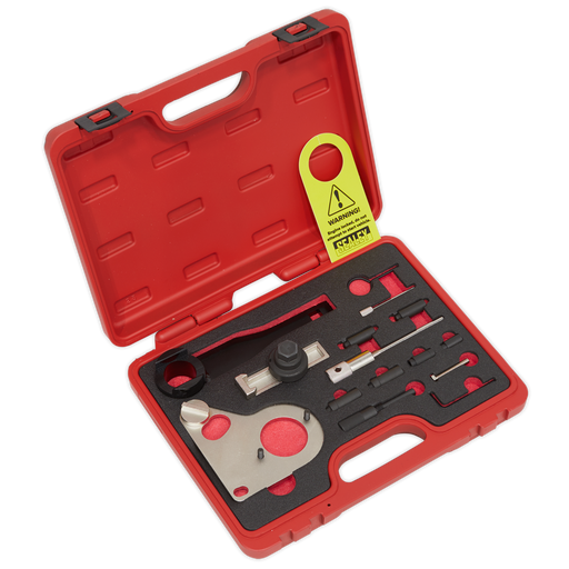 Sealey - VSE5086A Diesel Engine Timing Tool Kit - Renault, Mercedes, Nissan, GM 1.6D, 2.0, 2.3 dCi, CDTi - Chain Drive Vehicle Service Tools Sealey - Sparks Warehouse