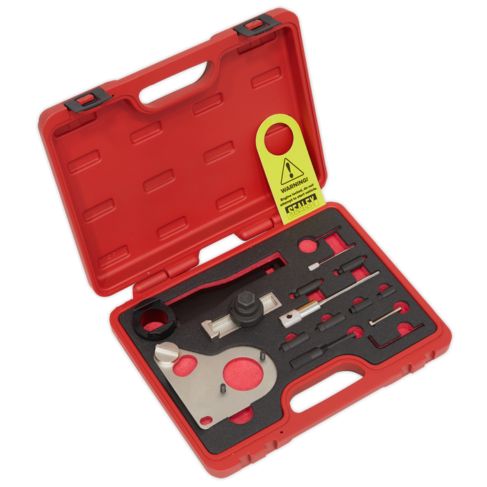 Sealey - VSE5086A Diesel Engine Timing Tool Kit - Renault, Mercedes, Nissan, GM 1.6D, 2.0, 2.3 dCi, CDTi - Chain Drive Vehicle Service Tools Sealey - Sparks Warehouse