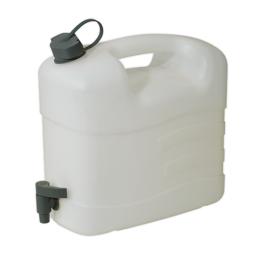 Sealey - WC10T Fluid Container 10ltr with Tap Lubrication Sealey - Sparks Warehouse