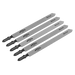 Sealey - WJT318A Jigsaw Blade Metal 105mm 21tpi - Pack of 5 Consumables Sealey - Sparks Warehouse