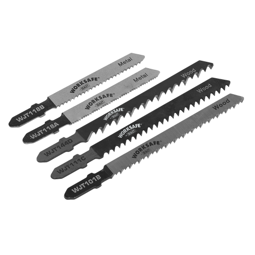 Sealey - WJTASS General Jigsaw Blades - Pack of 5 Consumables Sealey - Sparks Warehouse