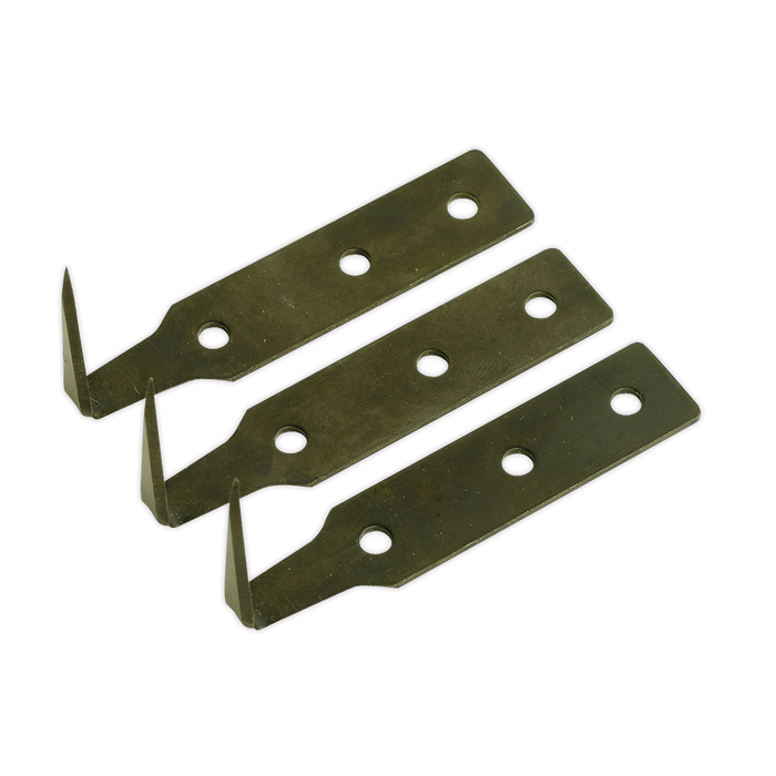 Sealey - WK02003 Windscreen Removal Tool Blade 38mm Pack of 3 Vehicle Service Tools Sealey - Sparks Warehouse