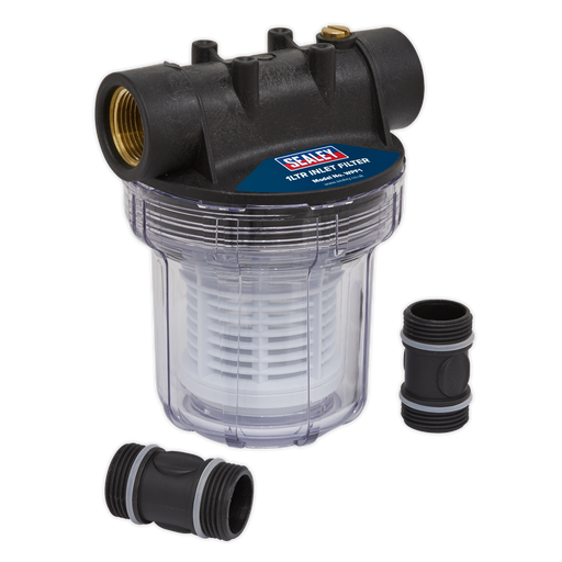 Sealey - WPF1 Inlet Filter for Surface Mounting Pumps 1L Janitorial, Material Handling & Leisure Sealey - Sparks Warehouse