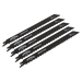 Sealey - WRS3019/225 Reciprocating Saw Blade Wood 225mm 3tpi - Pack of 5 Consumables Sealey - Sparks Warehouse