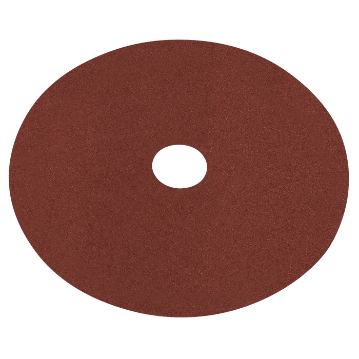 Sealey - Fibre Backed Disc Ø115mm - 60Grit Pack of 25 Consumables Sealey - Sparks Warehouse