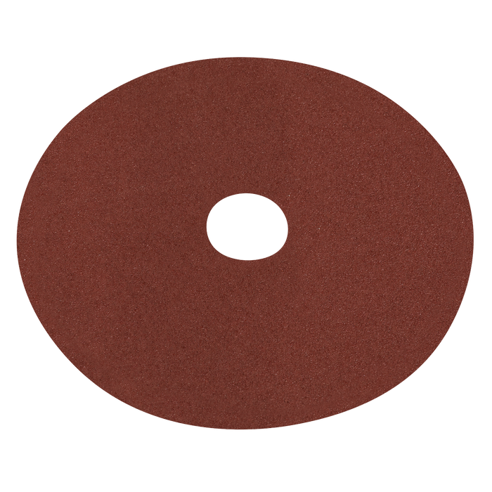 Sealey WSD560 - Fibre Backed Disc Ø125mm - 60Grit Pack of 25 Consumables Sealey - Sparks Warehouse