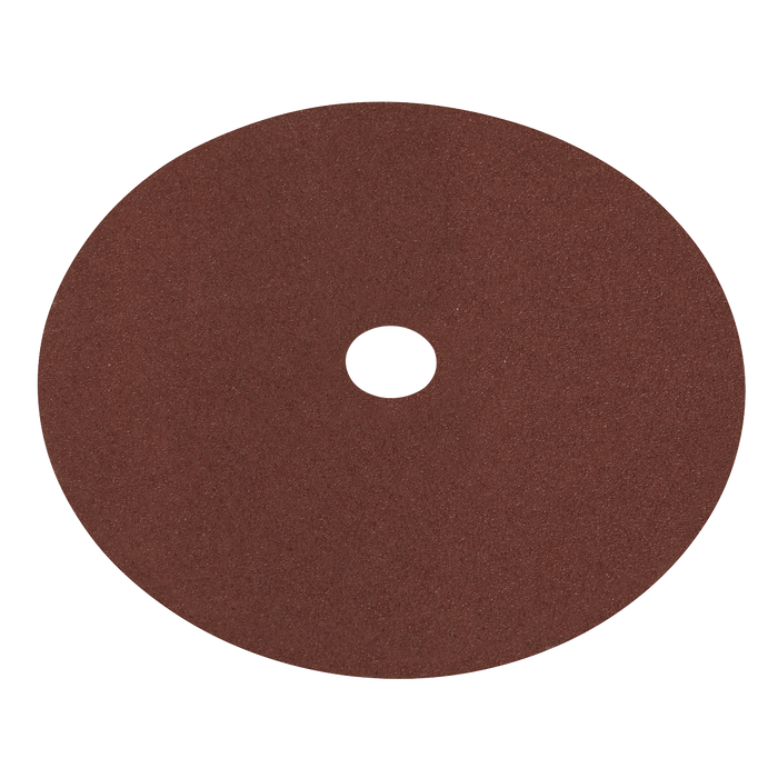 Sealey - WSD750 Fibre Backed Disc Ø175mm - 50Grit Pack of 25 Consumables Sealey - Sparks Warehouse