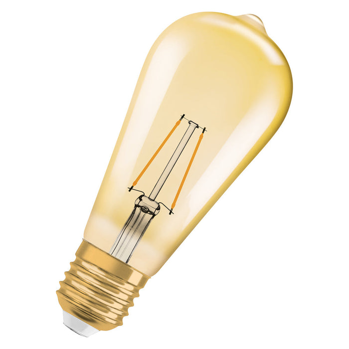 Ledvance Vintage 1906® LED Edison 22  2.5 W/2400K  Gold E27