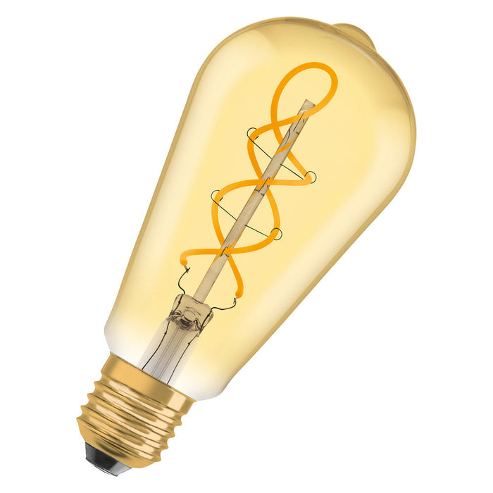 Ledvance Vintage 1906® LED Edison 28  4 W/2000K  Gold E27