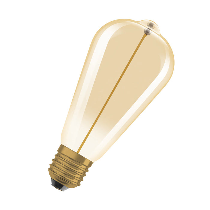 Ledvance Vintage 1906® LED Classic A, Globe And Edison With Filament-Magnetic Style 12  2.2 W/2700K Gold E27