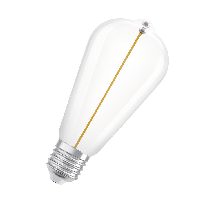 Ledvance Vintage 1906® LED Classic A, Globe And Edison With Filament-Magnetic Style 16  2.2 W/2700K Clear E27