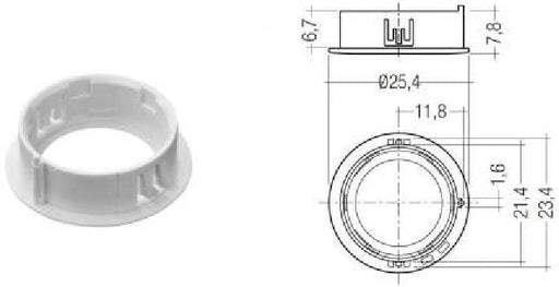 Tridonic 28001025 - Befestigung basicDIM Mounting Ring