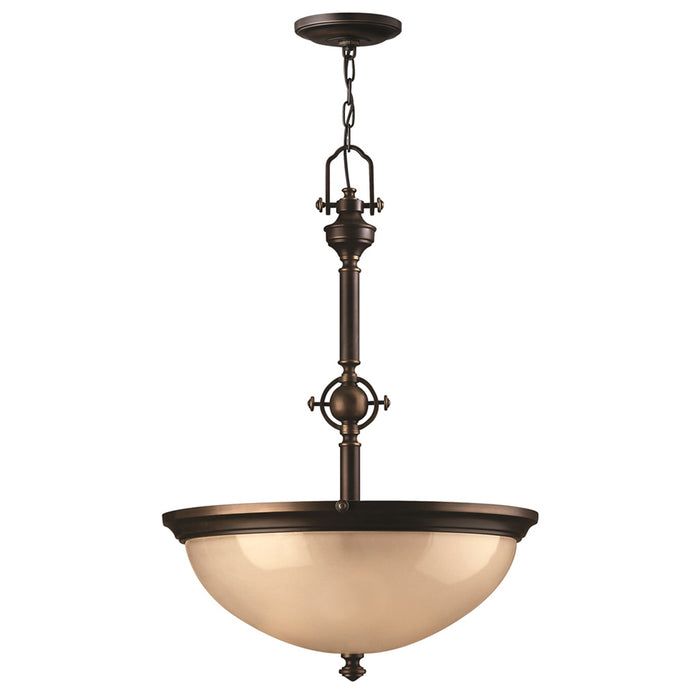 Elstead - HK/MAYFLOWER/P/C Mayflower 3 Light Pendant - Elstead - Sparks Warehouse