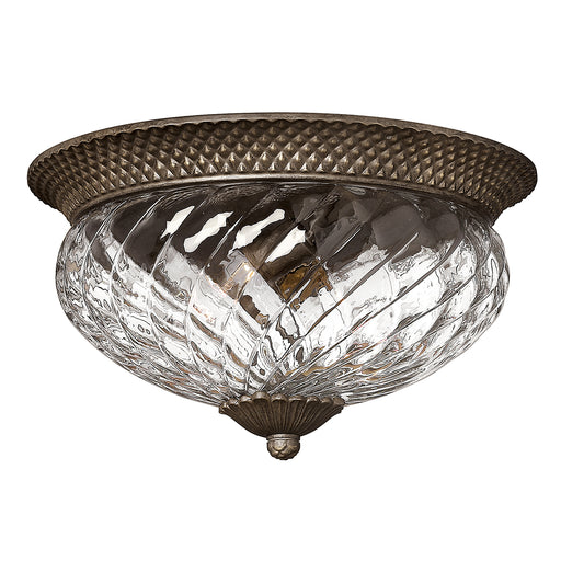 Elstead - HK/PLANT/F/L PZ Plantation 3 Light Large Flush - Pearl Bronze - Elstead - Sparks Warehouse