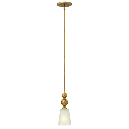 Elstead - HK/ZELDA/P/A VS Zelda 1 Light Mini Pendant - Vintage Brass - Elstead - Sparks Warehouse