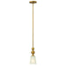 Elstead - HK/ZELDA/P/A VS Zelda 1 Light Mini Pendant - Vintage Brass - Elstead - Sparks Warehouse