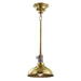 Elstead - KL/COBSON/MP BR Cobson 1 Light Mini Pendant - Natural Brass - Elstead - Sparks Warehouse