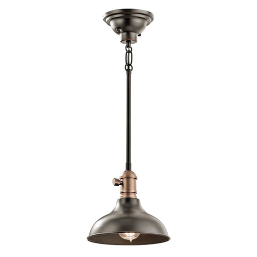 Elstead - KL/COBSON/MP OZ Cobson 1 Light Mini Pendant - Olde Bronze - Elstead - Sparks Warehouse