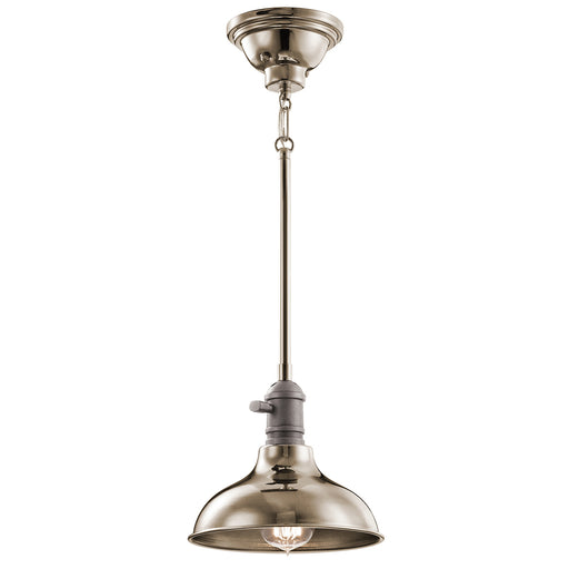 Elstead - KL/COBSON/MP PN Cobson 1 Light Mini Pendant - Polished Nickel - Elstead - Sparks Warehouse