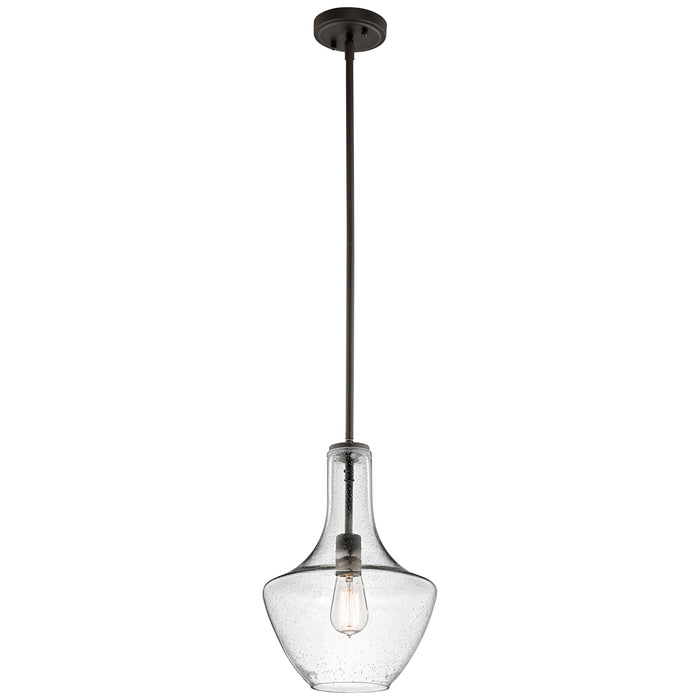 Elstead - KL/EVERLY/P/S OZ Everly 1 Light Small Pendant - Olde Bronze - Elstead - Sparks Warehouse