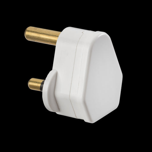 Knightsbridge SN1315A 15A Round Pin Plug Top - White - DISCONTINUED Plugs Knightsbridge - Sparks Warehouse