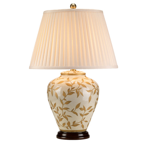 Elstead - LEAVES BR GL/TL Leaves Brown Gold 1 Light Table Lamp - Elstead - Sparks Warehouse