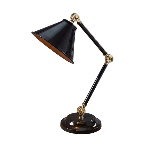 Elstead - PV ELEMENT BPB Provence Element 1 Light Mini Table Lamp - Black/Polished Brass - Elstead - Sparks Warehouse