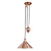 Elstead - PV/P CPR Provence 1 Light Rise and Fall Pendant - Polished Copper - Elstead - Sparks Warehouse