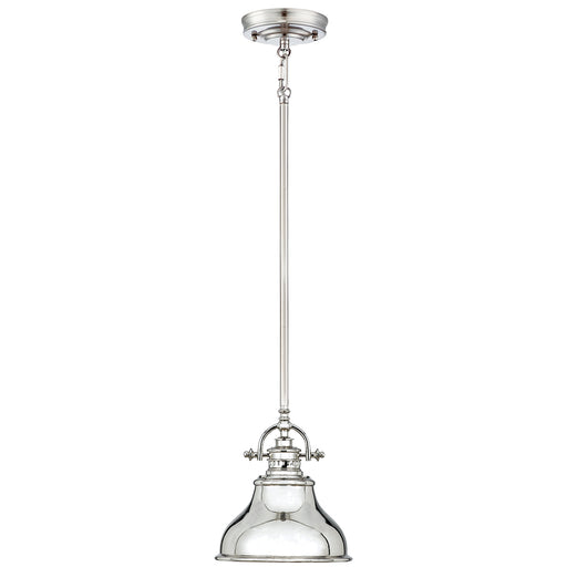 Elstead - QZ/EMERY/P/S IS Emery 1 Light Mini Pendant - Imperial Silver - Elstead - Sparks Warehouse