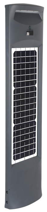 Pathfinder SB09 - Solar Powered LED Bollard Double Sided Solar Easy Control Gear - Sparks Warehouse